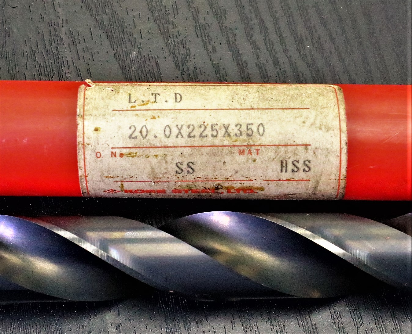 KOBELCO ロングタッパードリル 20.0×225×350　SS HSS 未使用