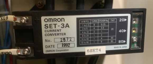 オムロン/OMRON モータ・リレー カレントコンバータ SET-3A | マシンライフ