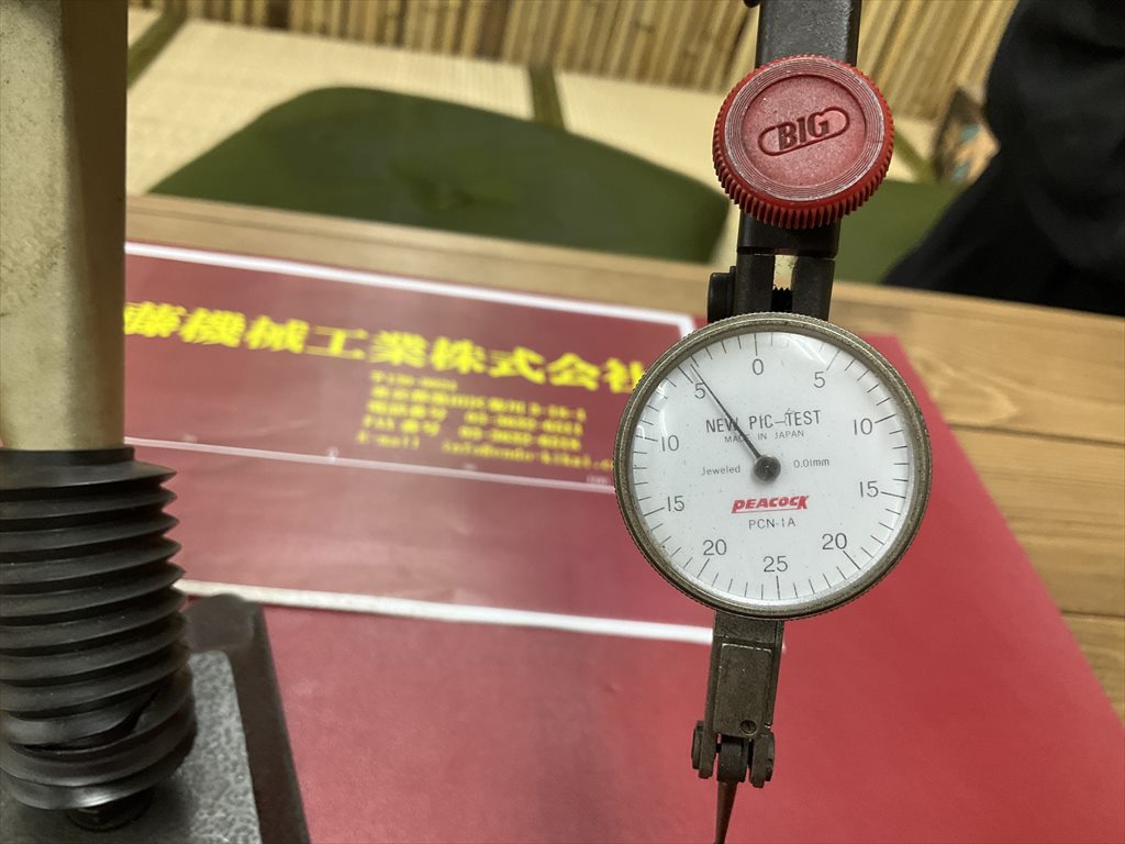 BIG マグネットスタンド TEKUSA　ACCU　STAND　PEACOCKダイヤルゲージ0,01mm