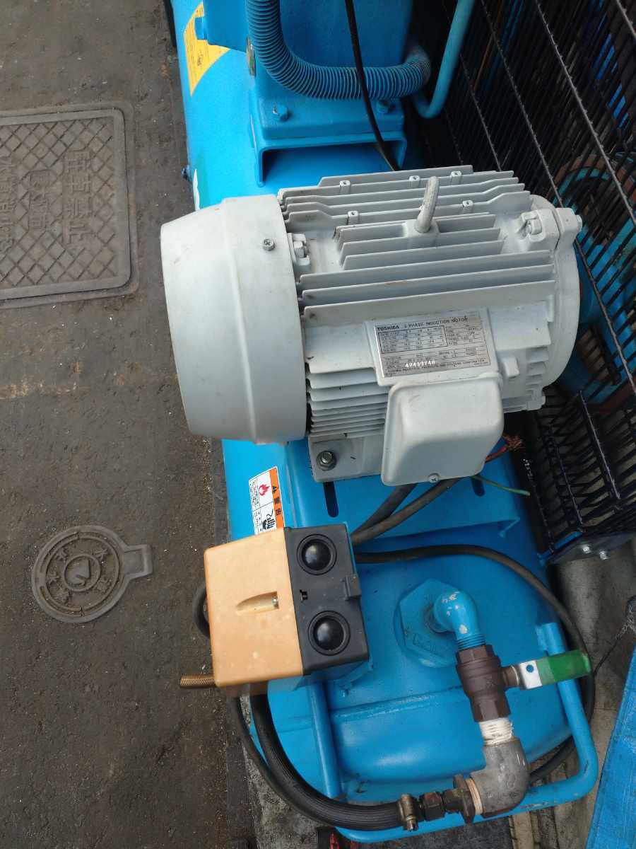 meiji|明治機械 3.7kWエアーコンプレッサー GK-37
