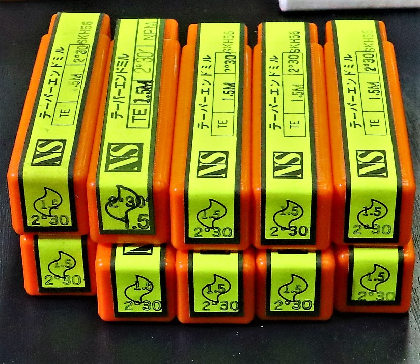 NS エンドミル 1.5M×2°30 SKH56 10個 未使用