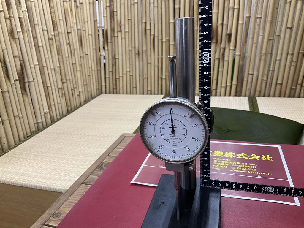 土井精密ラップ社 コンパレータスタンド MICRO-GRANITE MG-8 石定盤測定台100×150mm