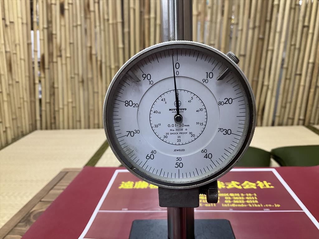 土井精密ラップ社 コンパレータスタンド MICRO-GRANITE MG-8 石定盤測定台100×150mm