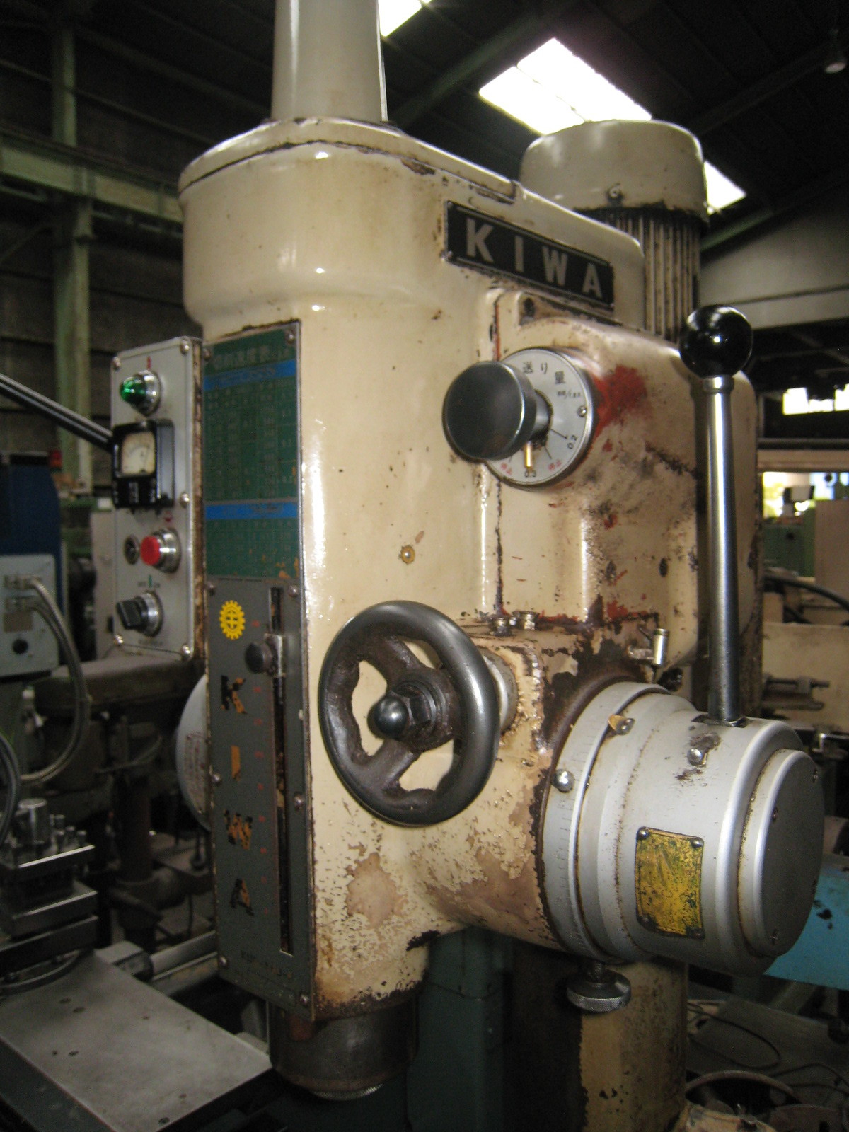 紀和 直立ボール盤 KUD-550F