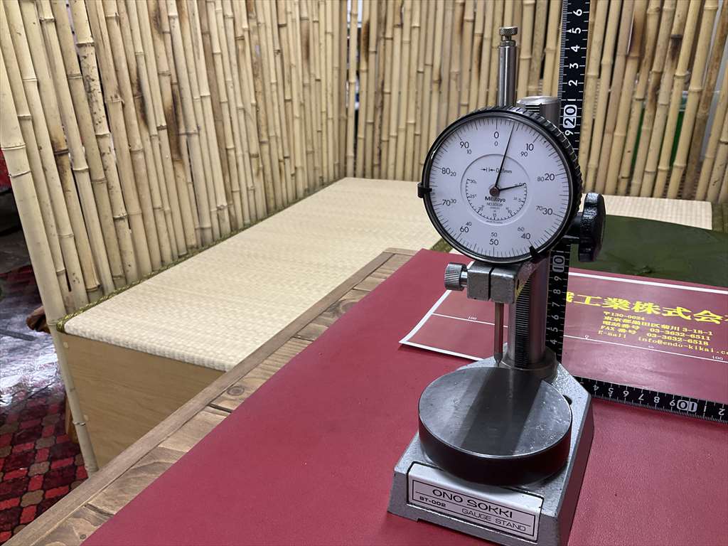 ONO　SOKKI GAUGE　STAND ST-002　測定台Φ86mm