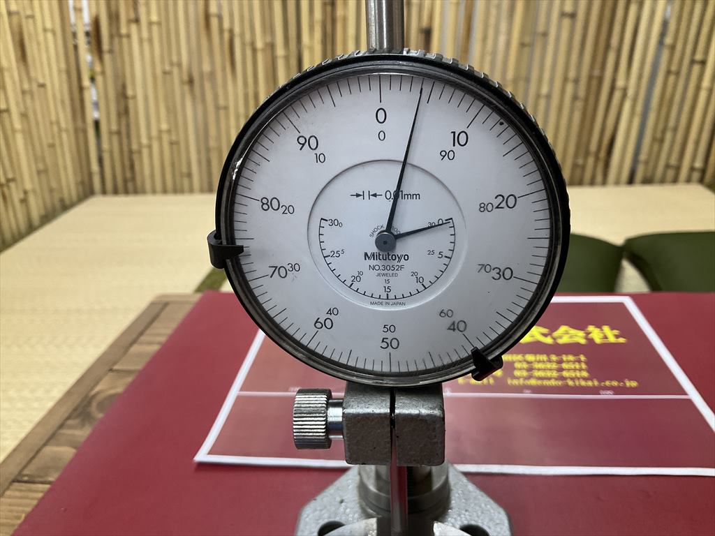 ONO　SOKKI GAUGE　STAND ST-002　測定台Φ86mm