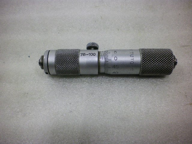ミツトヨ 棒形内側マイクロメーター 75~100 mm