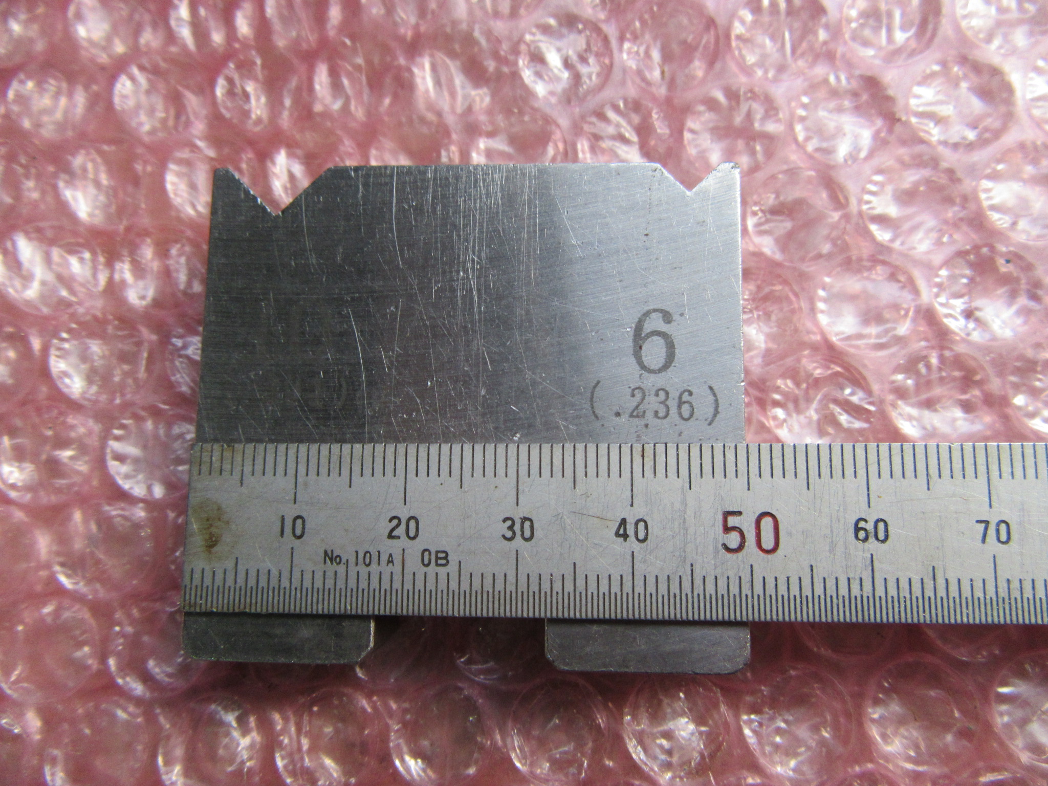 アマダ/AMADA ベンダー金型(2Vダイ) W10xD50xH45mm(V1=6)(V2=10)