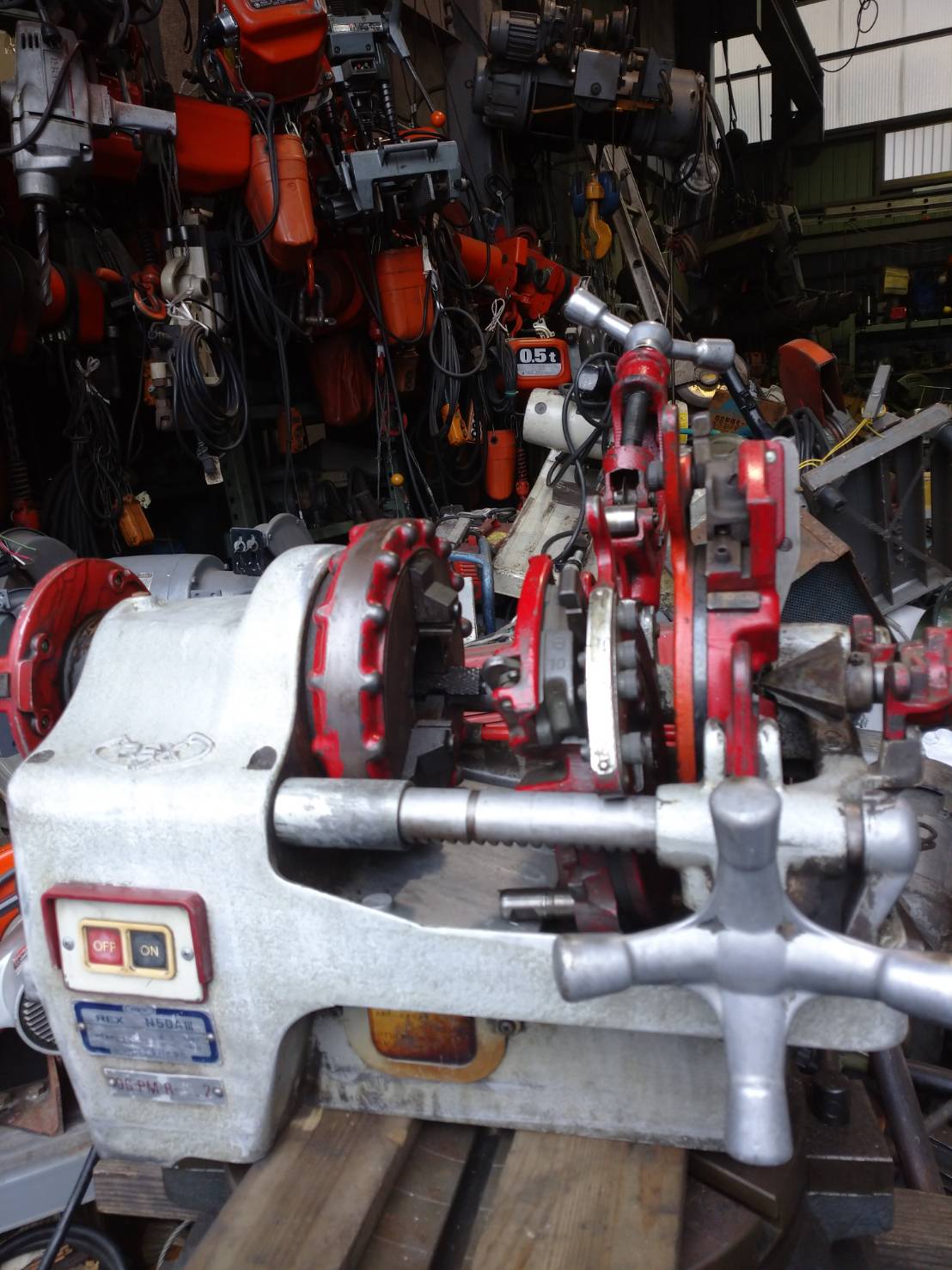 レッキス工業 パイプねじ切り機 N50AIII