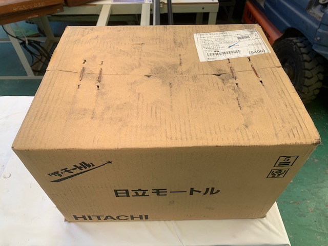 日立 ブレーキ付きモーター 0.4kw TFO-K 4P FA DK