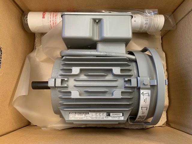 日立 ブレーキ付きモーター 0.4kw TFO-K 4P FA DK