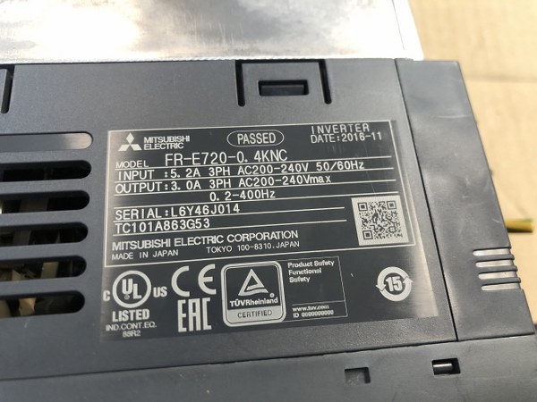 三菱/MITSUBISHI インバーター FR-E720-0.4KNC
