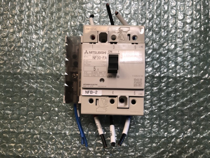 三菱/MITSUBISHI 制御盤用ノーヒューズ遮断器 NF30-FA