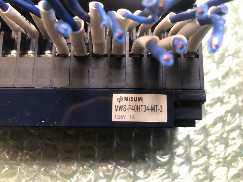 ミスミ/MISUMI PLCコネクタ端子台 MWS-F40HT34-MT-3(3個)