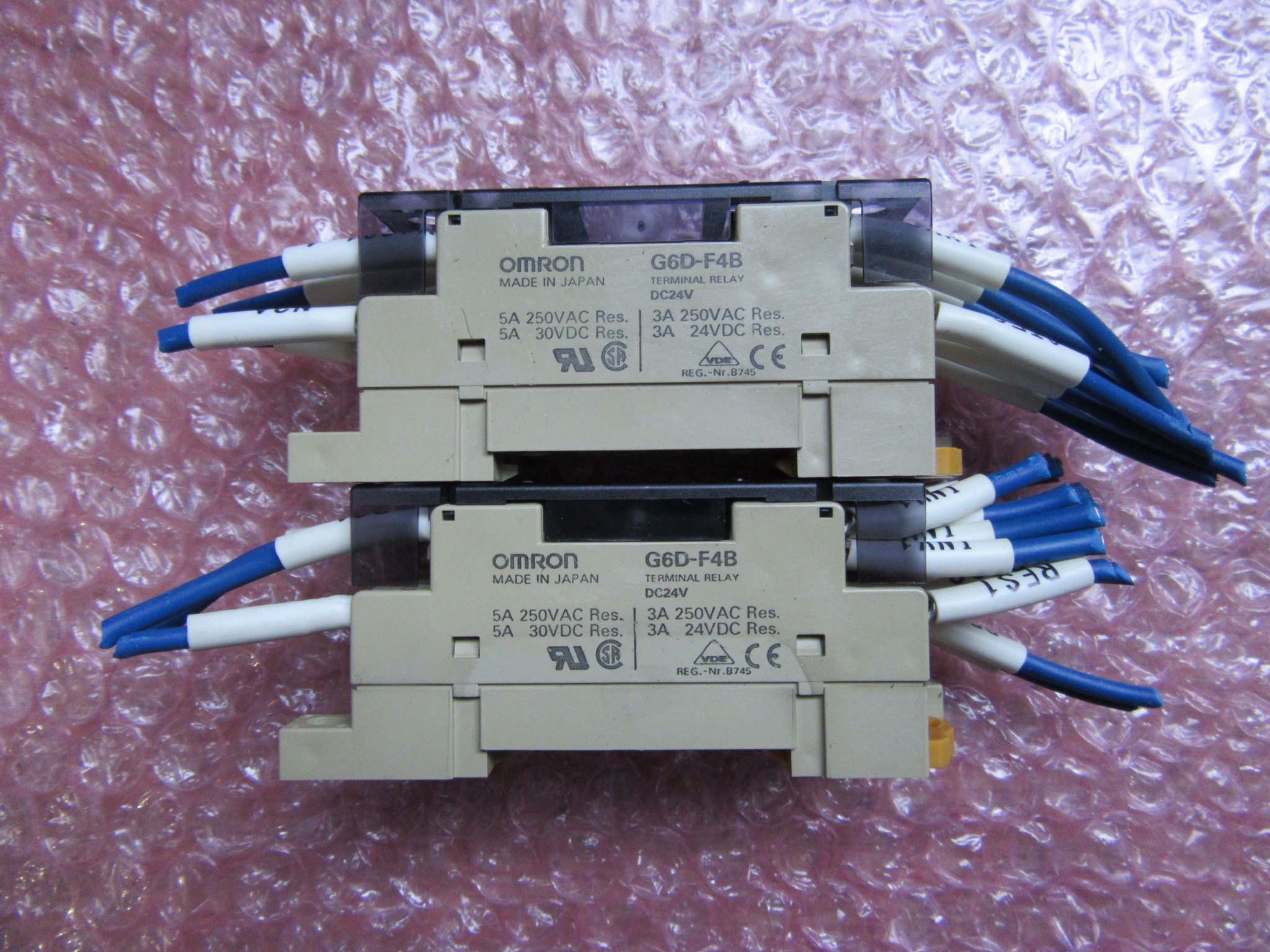 オムロン/OMRON ターミナルリレー2個 G6D-F4B(DC24V) | マシンライフ