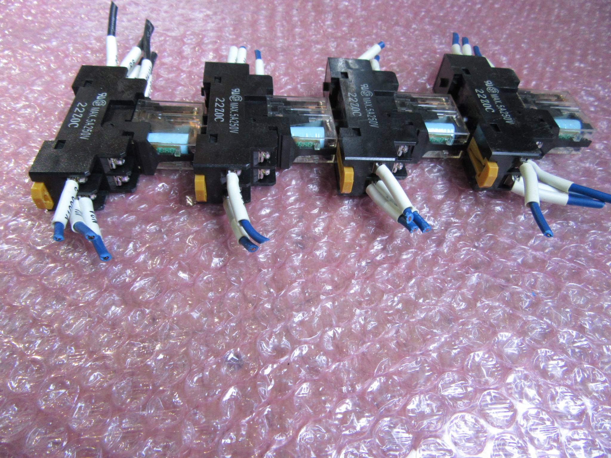 オムロン/OMRON ミニパワーリレー4個 G2R-2-SND(24V DC)