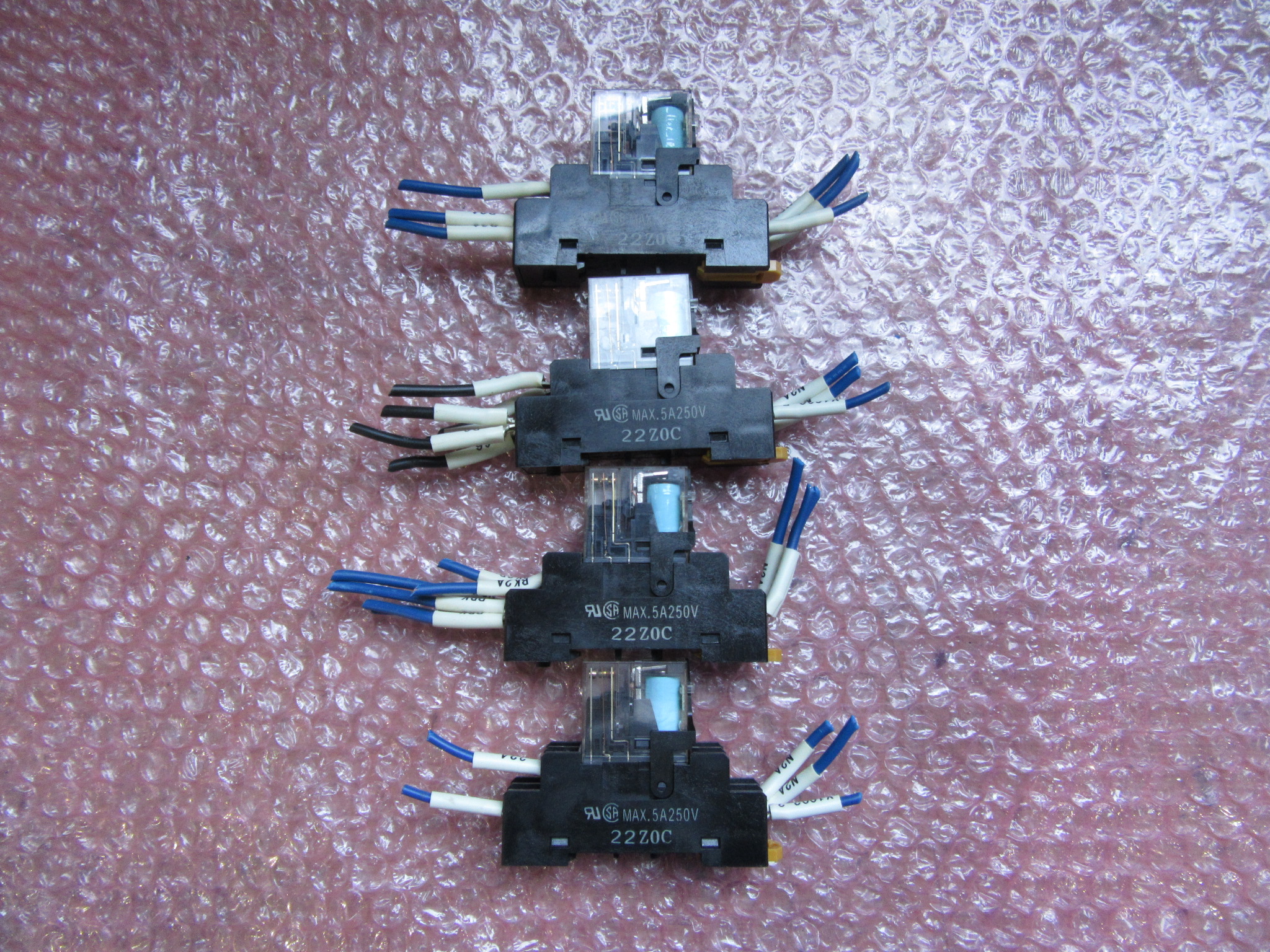 オムロン/OMRON ミニパワーリレー4個 G2R-2-SND(24V DC)