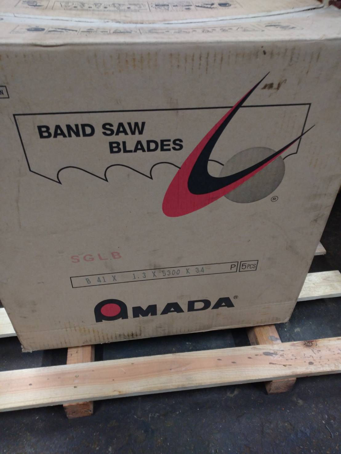 【エコツール半田店】①AMADA/アマダ バンドソーブレード SGLB C41×1.3×5040×34P 5枚入り【愛知県/名古屋市/知立市/半田市/岡崎市/豊田市/小牧市/工具】【ITLJFPAZV142】★出張買取も好評受付中！ エコツール半田店】②AMADA/アマダ バンドソーブレード SGLB C41×1.3