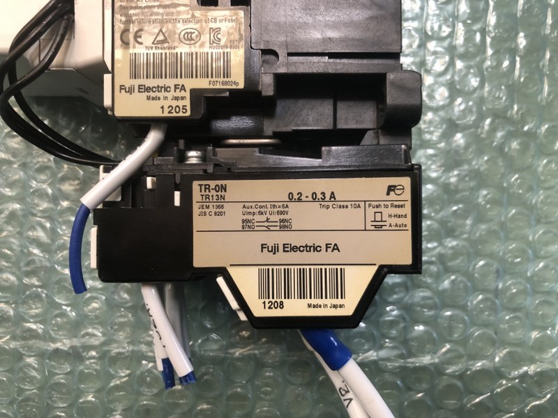 富士電機/FUJI ELECTRIC 補助継電器/電磁開閉器/標準形サーマルリレー