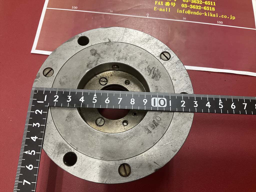 3爪スクロールチャック 5吋　チャックハンドル無し