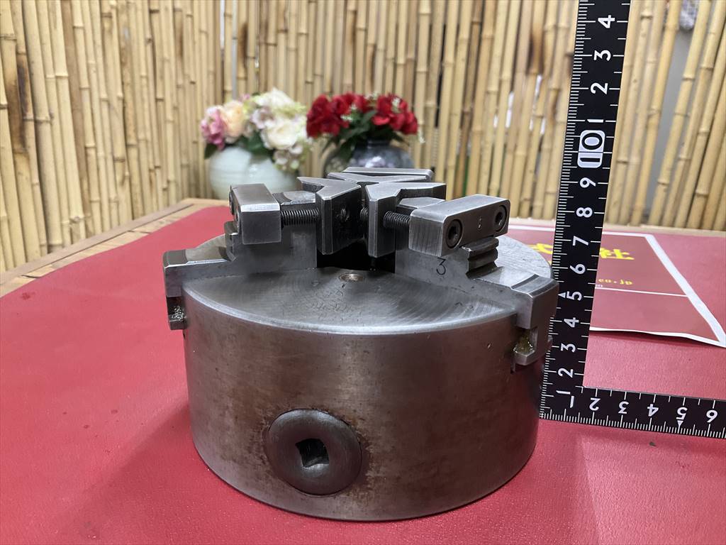 SOUL/帝国チャック 三つ爪スクロールチャック MX #5 外径Φ131mm内径Φ32mm ハンドル無し