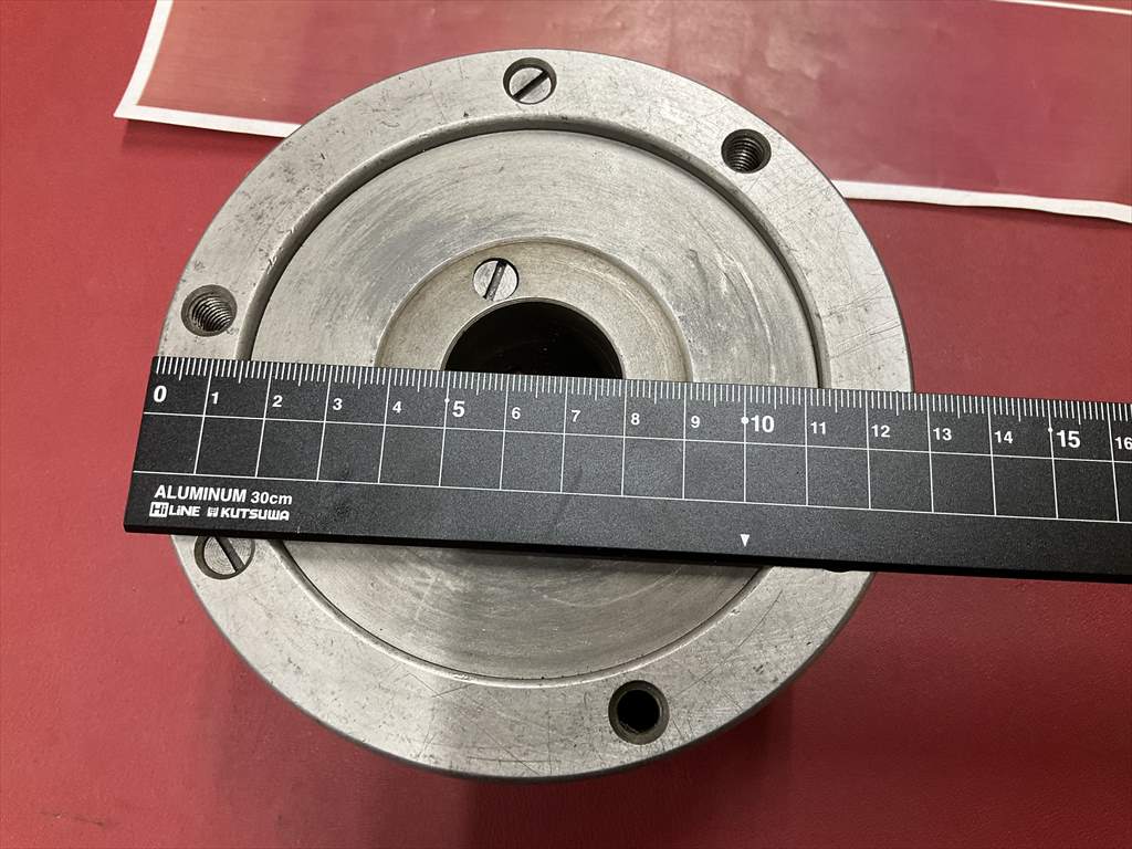 SOUL/帝国チャック 三つ爪スクロールチャック MX #5 外径Φ131mm内径Φ32mm ハンドル無し