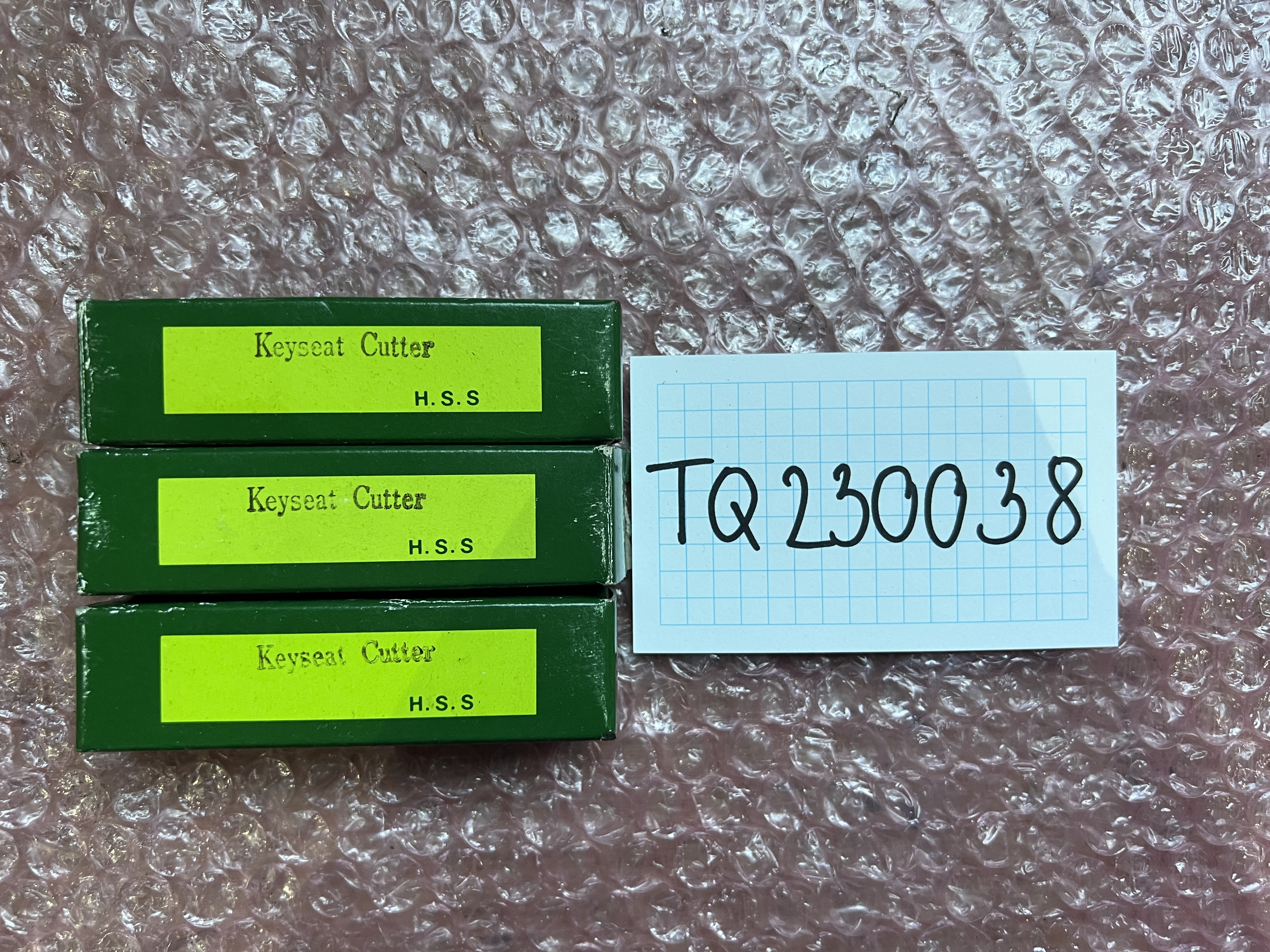 フクダ精工/Fukuda seiko キーシートカッター3個 【キーシートカッター3個】10x1.6,10x0.5(2個）