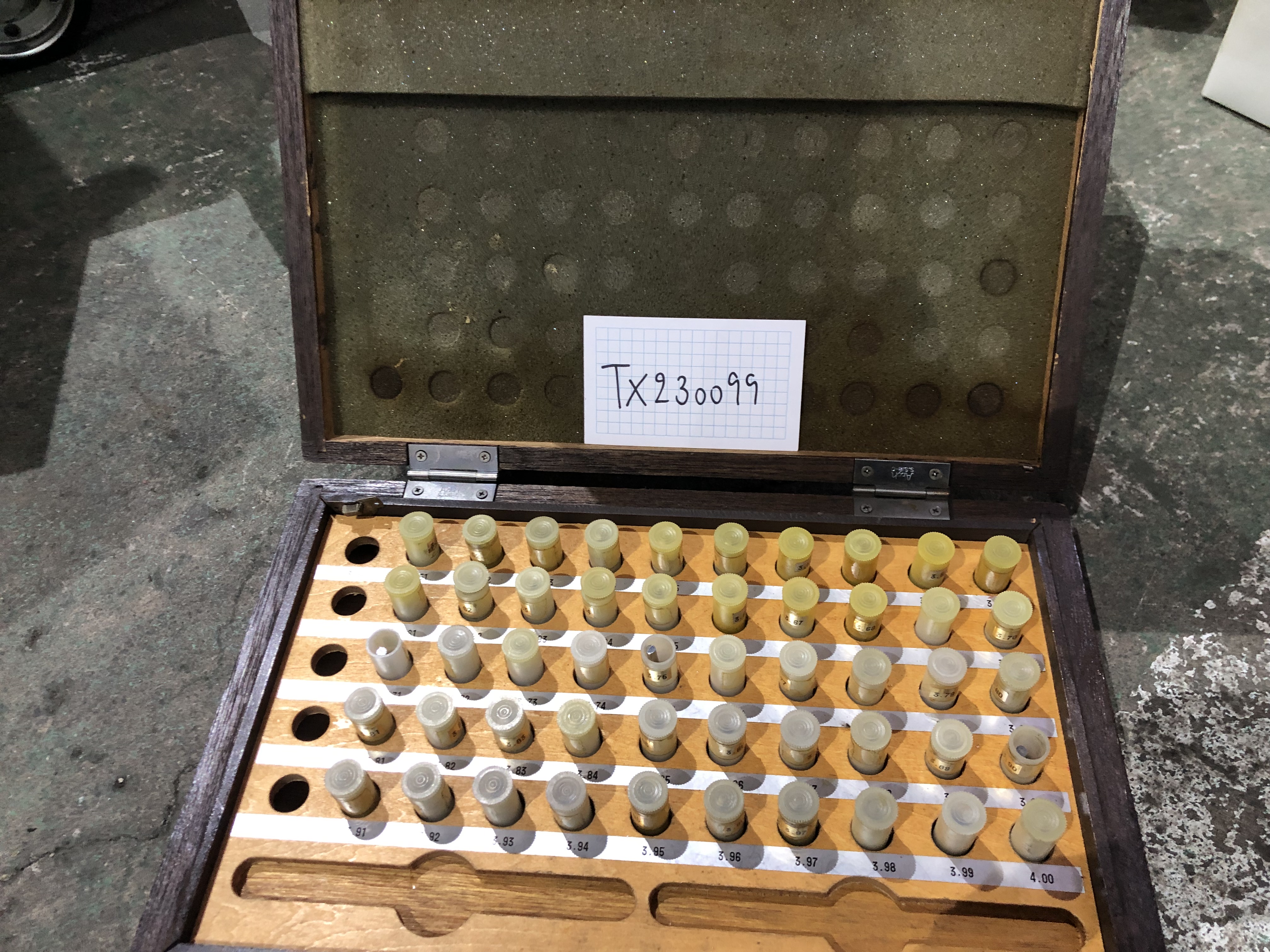 不明 ピンゲージセット CC-3B   3.5~4.0