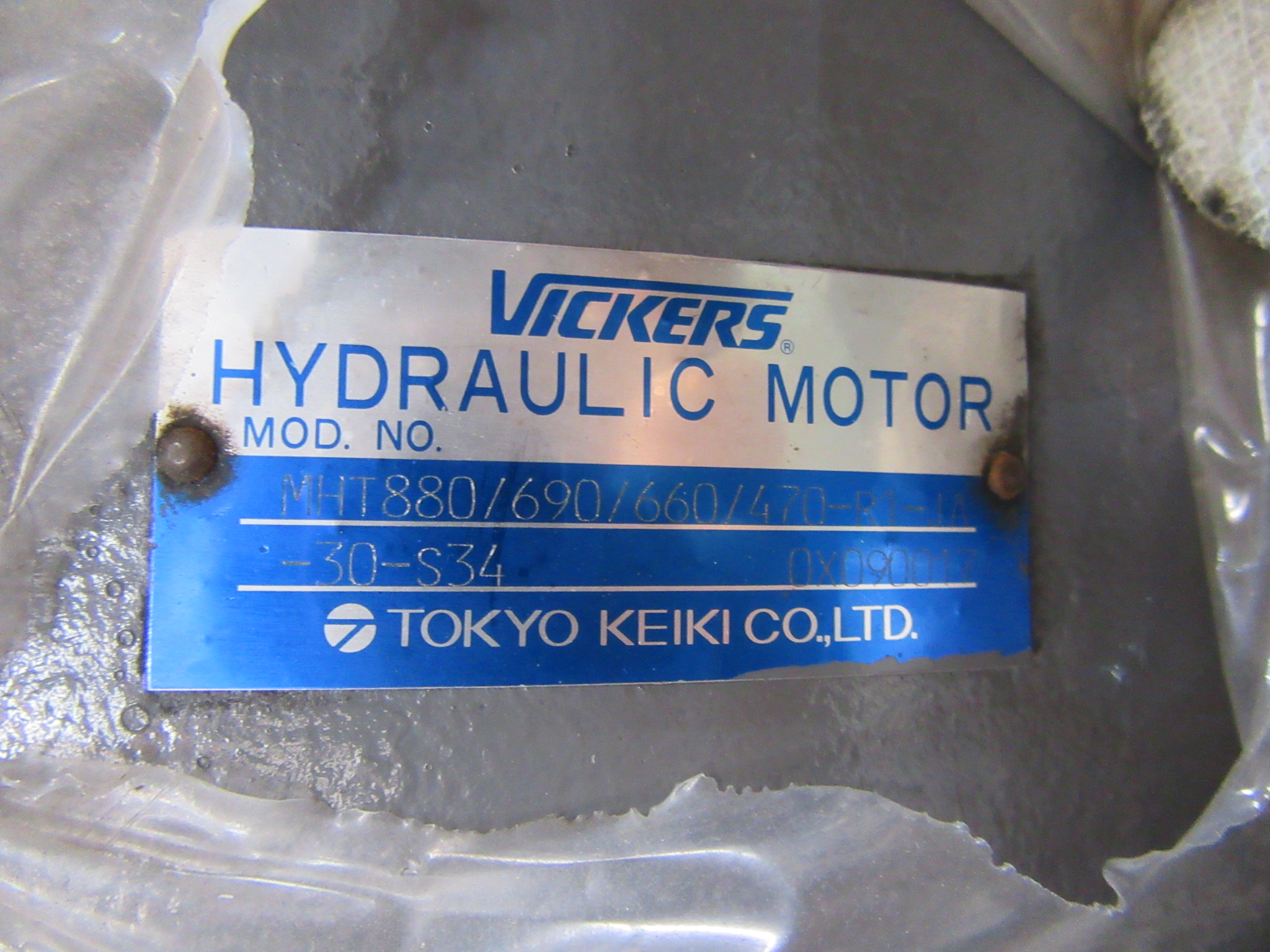 TOKYO KEIKI 油圧モーター MHT880/690/660/470-R1-JA-30-S34