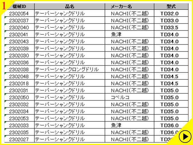 コベルコ テーパーシャンクドリル TD40.0