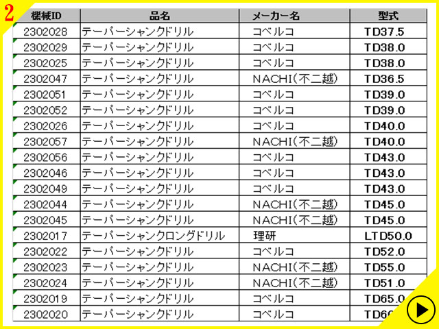 コベルコ テーパーシャンクドリル TD40.0