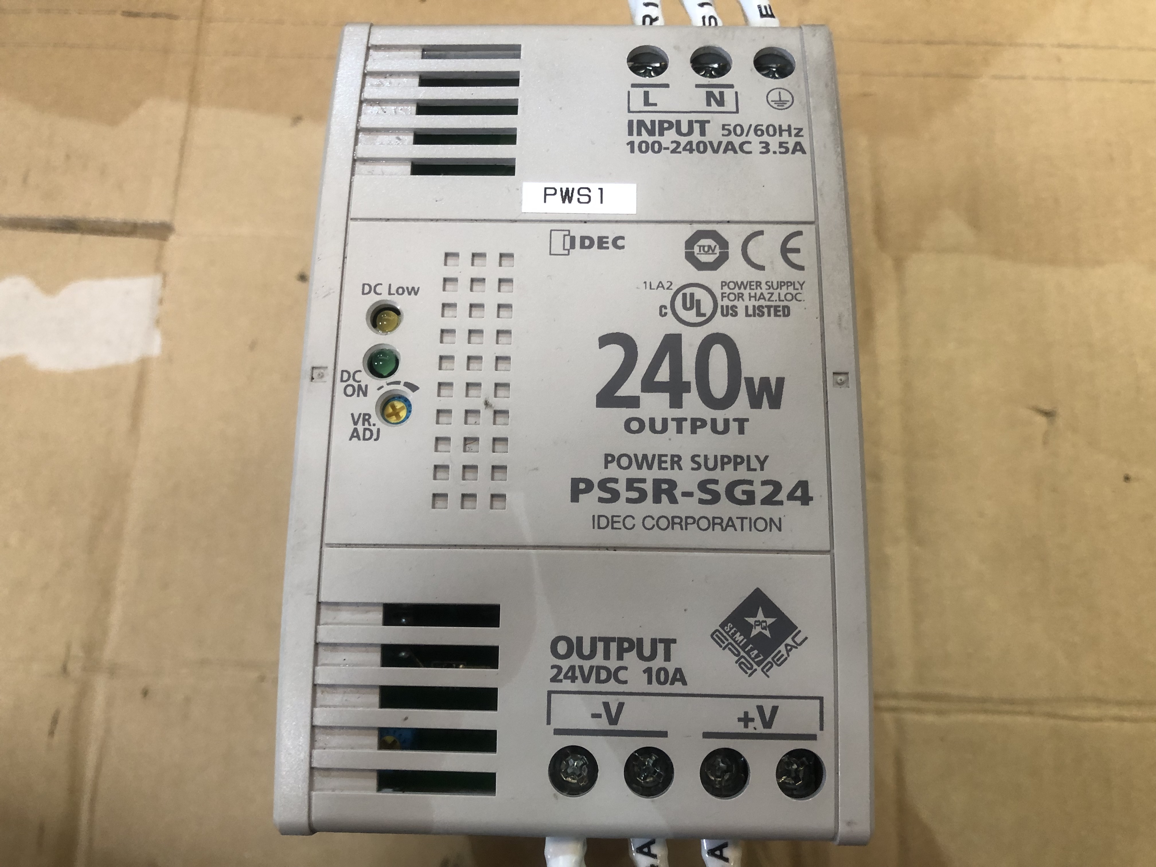 IDEC パワーサプライ 【パワーサプライ】PS5R-SG24