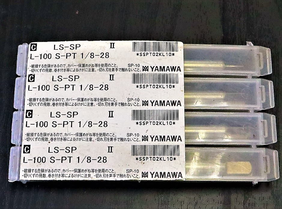 彌満和製作所 　YAMAWA タップ タップ　1/8-28　4個　未使用