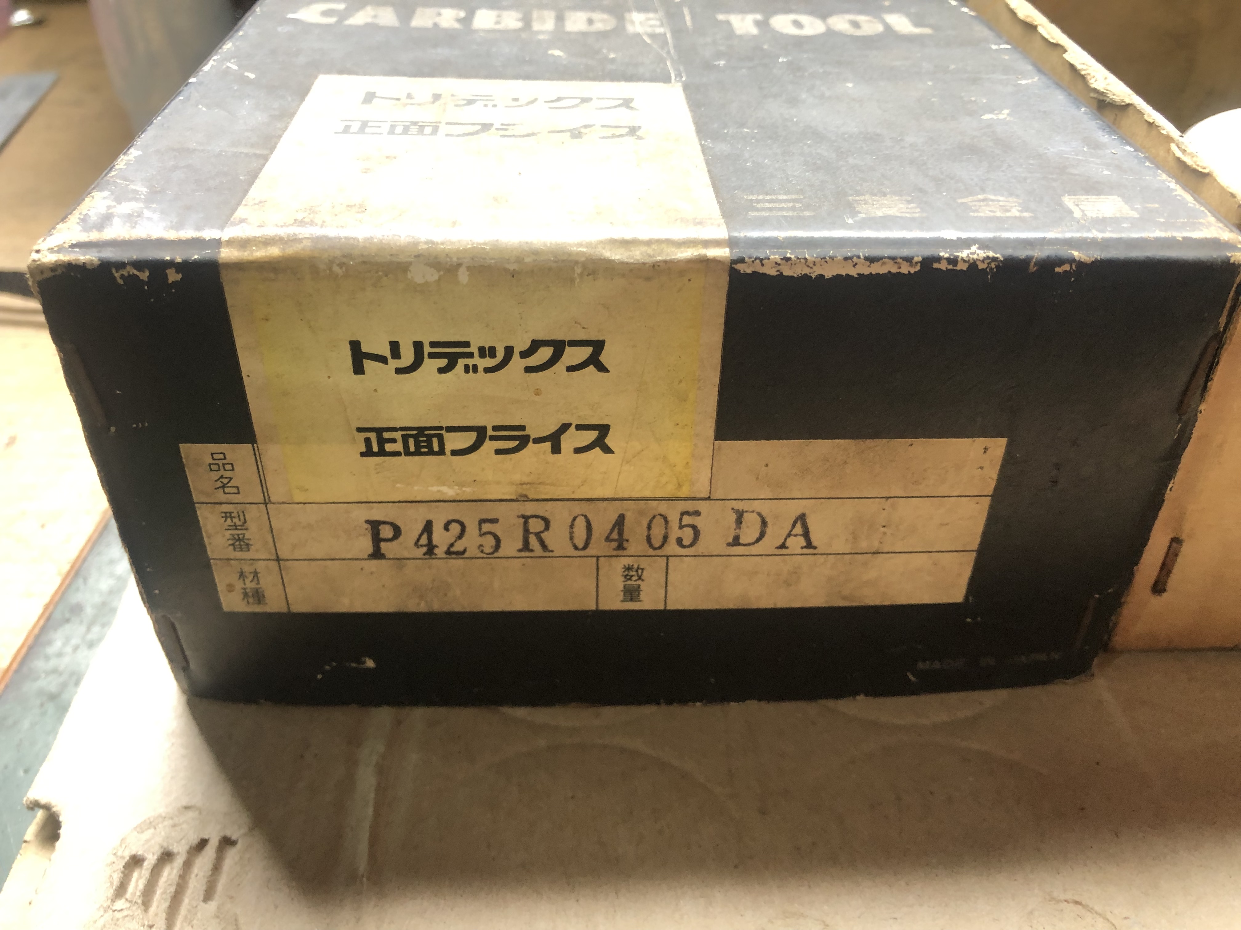 TRIDEX/トリテックス 正面フライス 【正面フライス】P425R0405DA