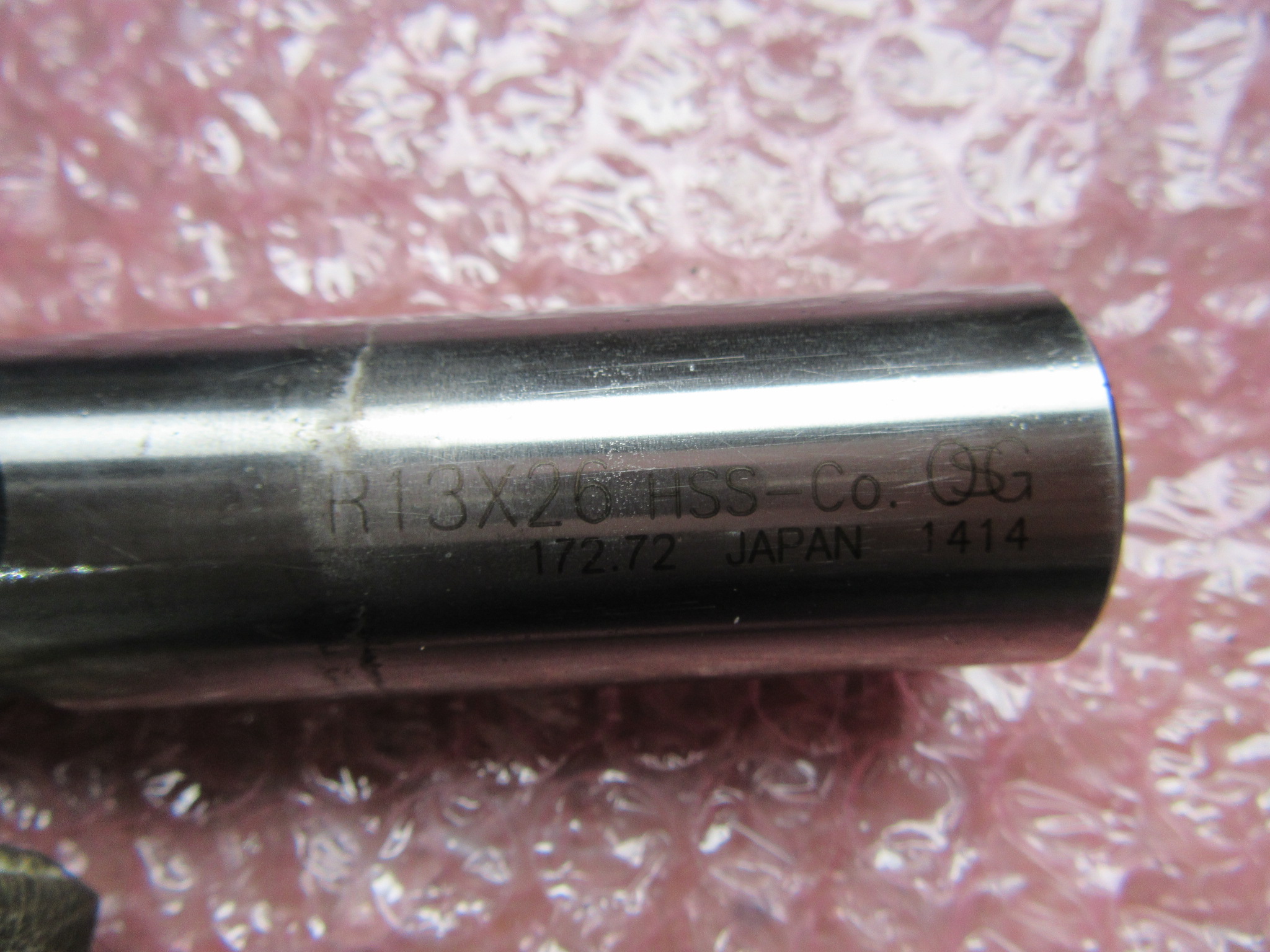 OSG オーエスジー 4刃エンドミル2個 (1)R13x26(REB) (2)R13x26(RFB)