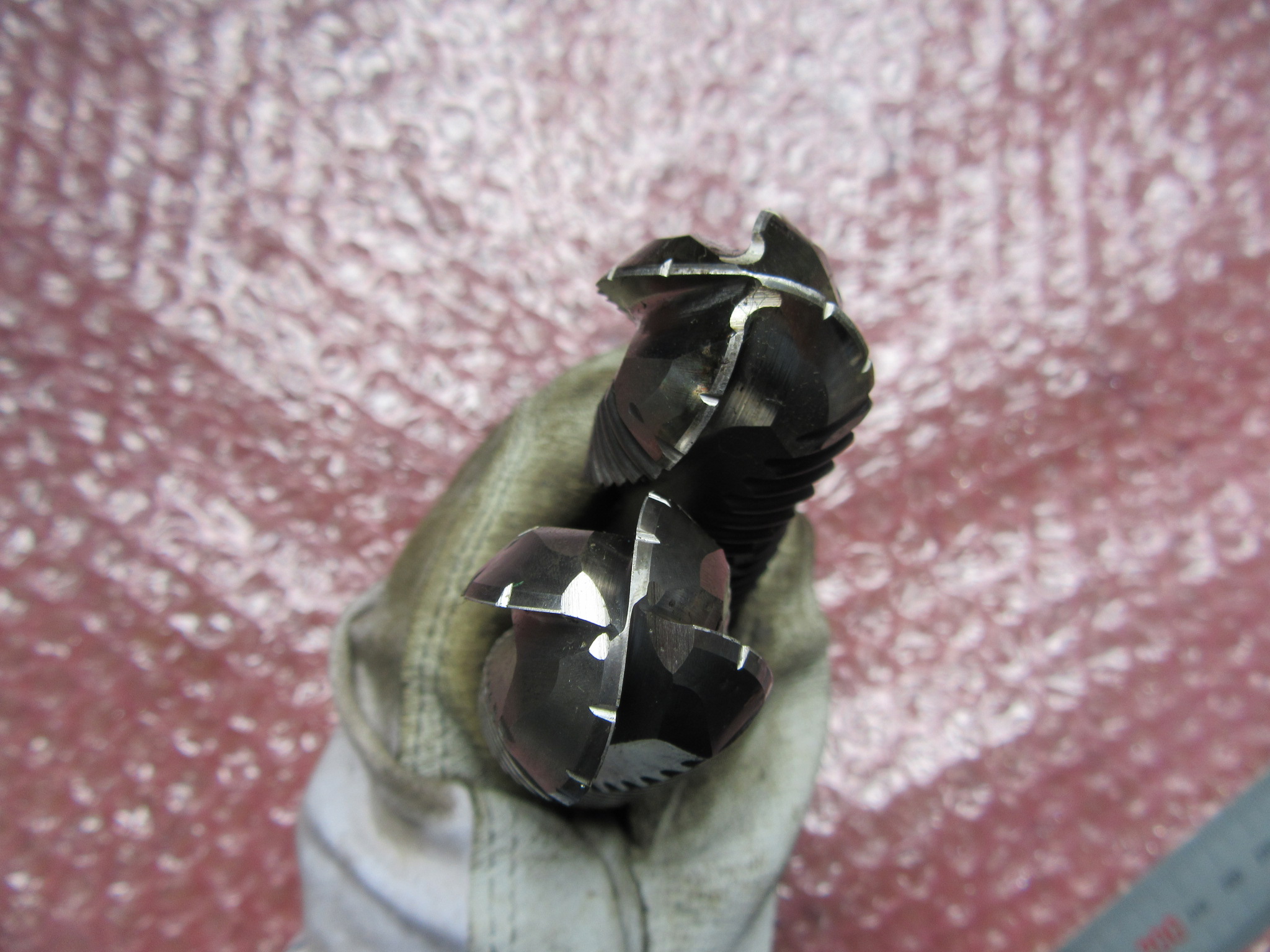 OSG オーエスジー 4刃エンドミル2個 (1)R13x26(REB) (2)R13x26(RFB)