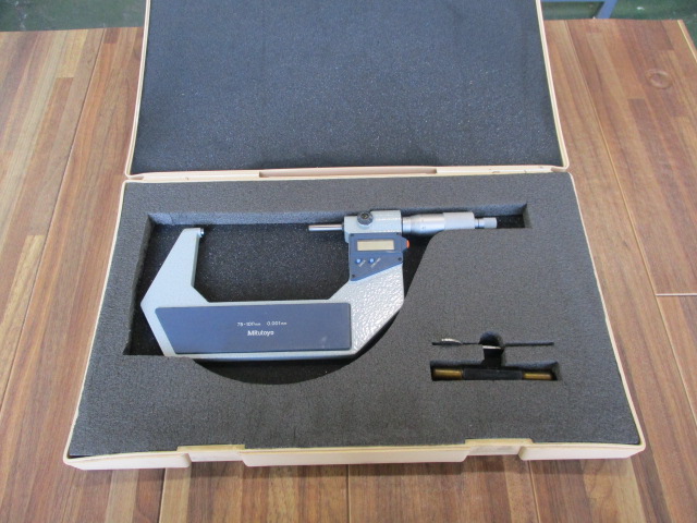 MITUTOYO｜ミツトヨ デジタル外側マイクロメーター MDC-100M