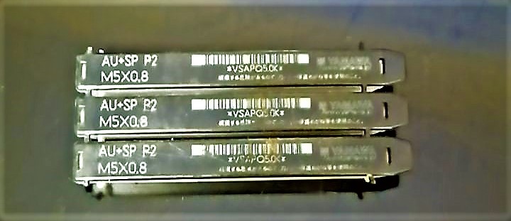 ヤマワ エンドミル M5×0.8　3個　未使用