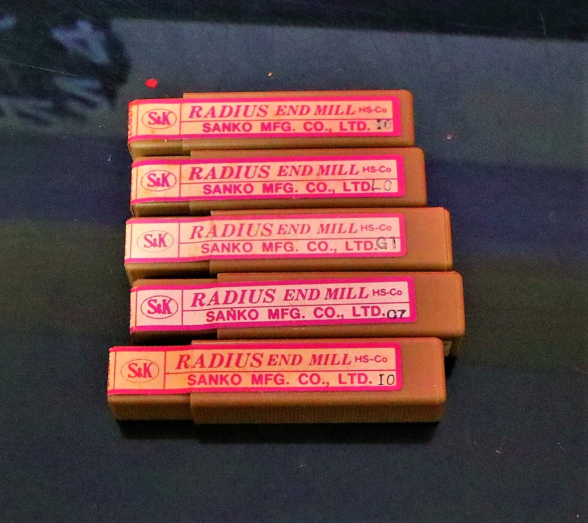 S&K エンドミル 一山　5個　未使用