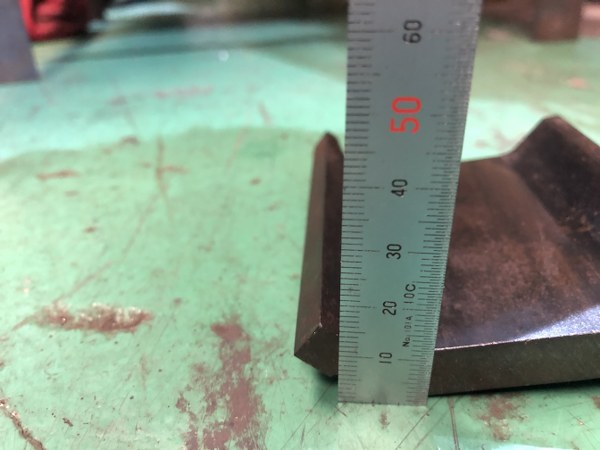 不明 ベンダー金型(パンチ) 幅100mm