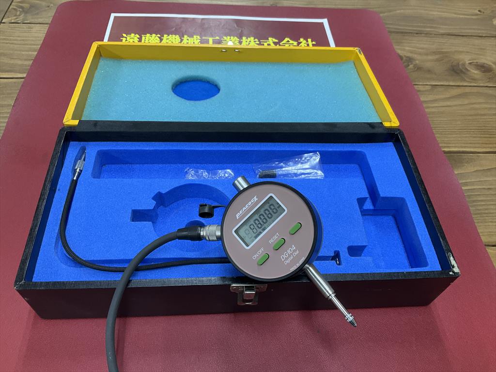 PEACOCK DIGITAL　DIAL　GAUGE DG-104　100V　1μm～10mm