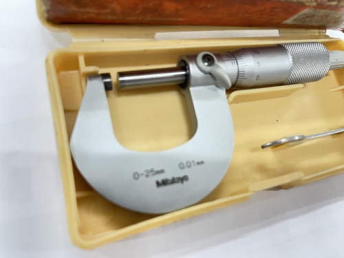 MITUTOYO|ミツトヨ 外側マイクロメーター M210-25