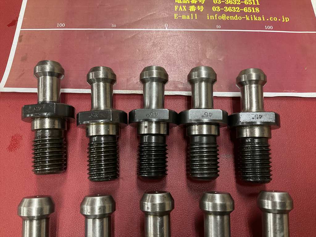 プルスタッドBT50 45°　10本/1セット