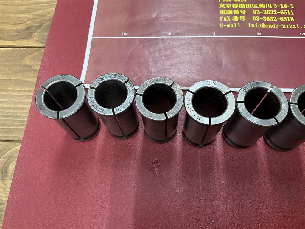 日研,NIKKEN ストレートコレットセット 32-25×6個　KM32-25×3個　計9個