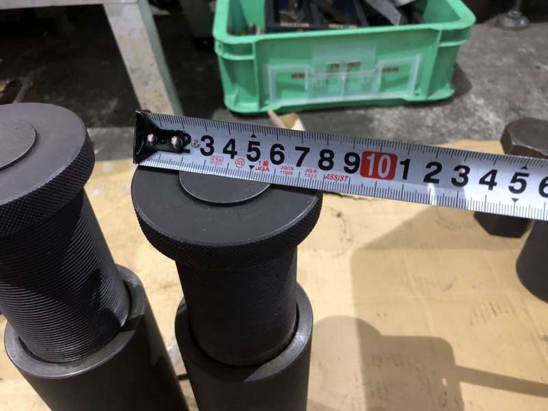 不明 豆ジャッキ2個 約φ80mm