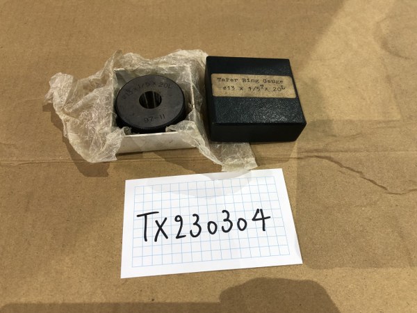 不明 ねじリングゲージ 【ねじリングゲージ】φ13x1/5x20L