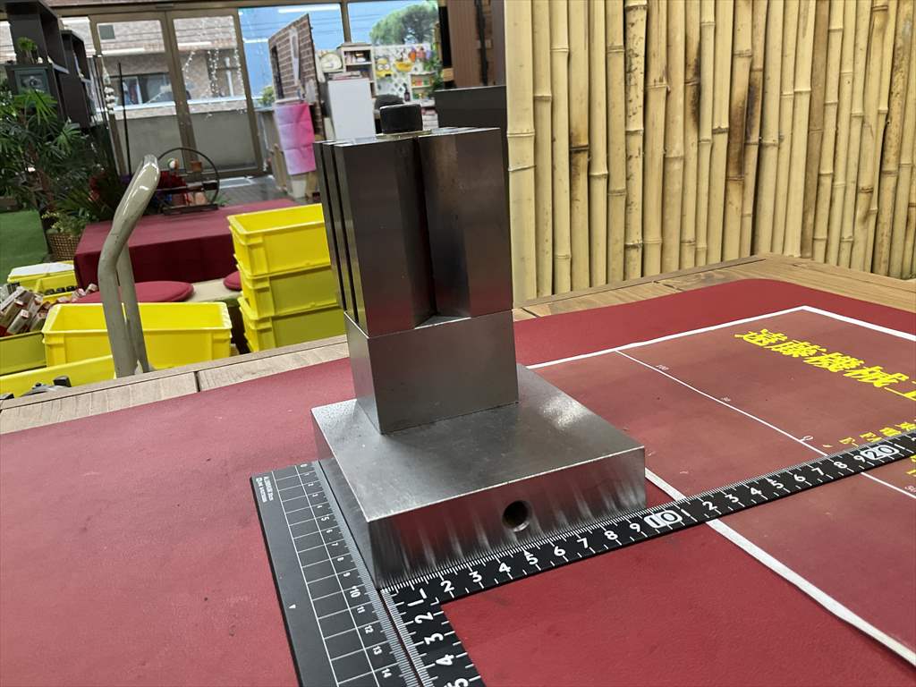 Vブロック 60×70×60mm　治具ベース付105×100×27mm