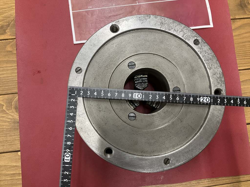 SOUL 3爪スクロールチャック MS#9　外径Φ230mm　チャックハンドル無し