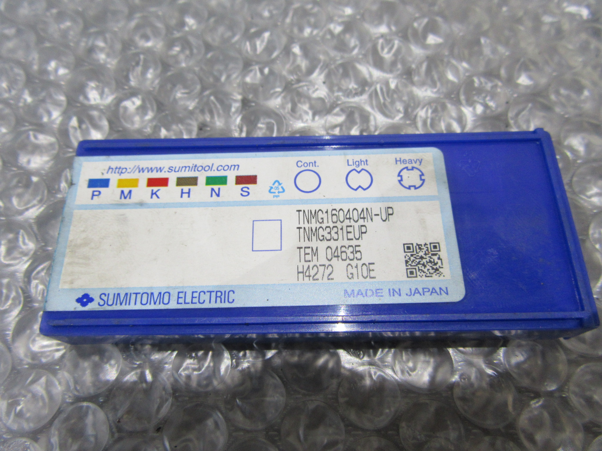 住友電工/SUMITOMO ELECTRIC チップ TNMG331EUP G10E(TNMG160404N-UP 