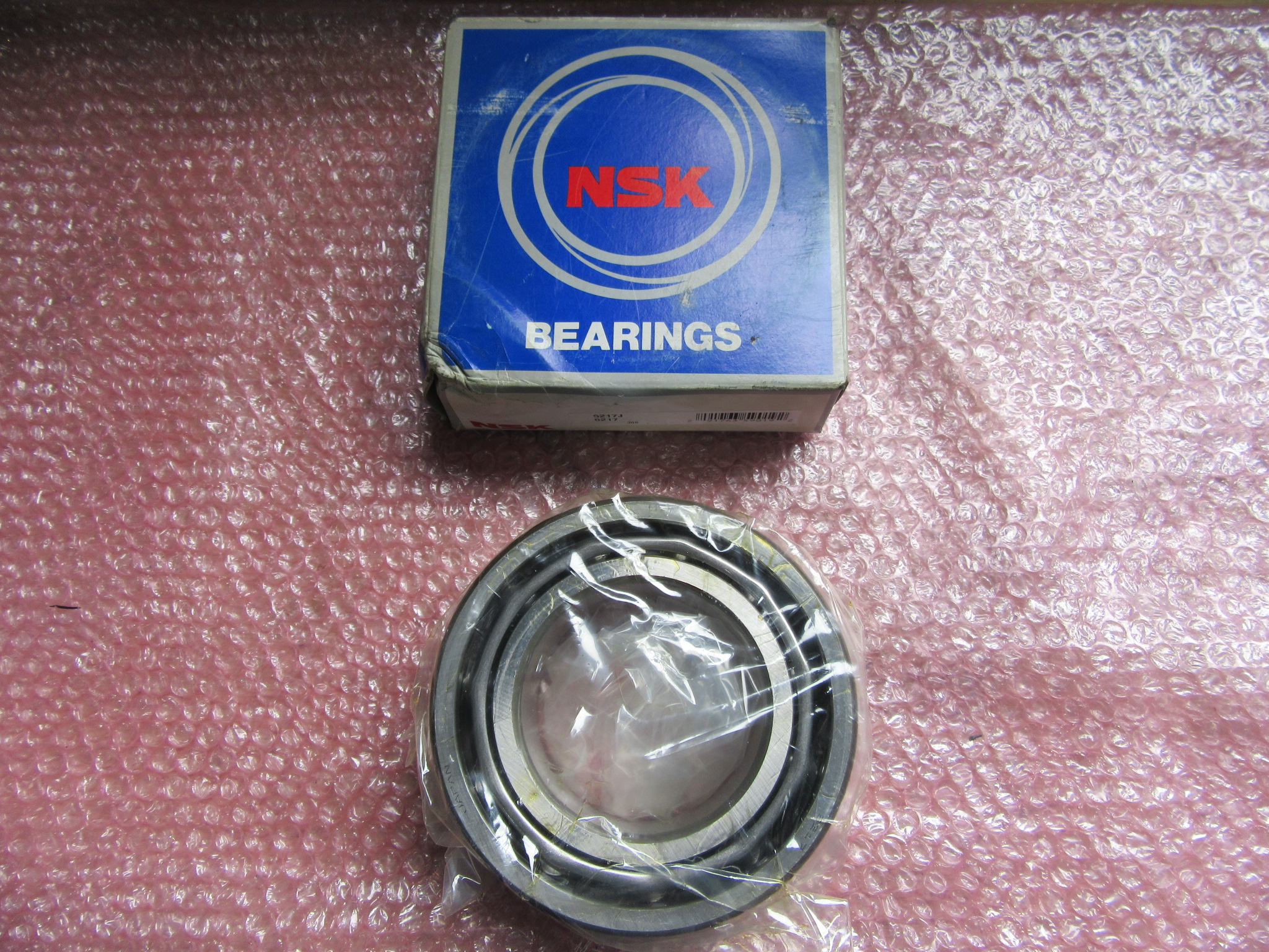 NSK/日本精工 複列アンギュラ玉軸受 5217 1個 5217
